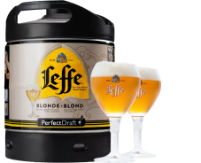 Keg and Glasses